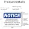 Signmission 7 in Height, 10 in Width, Vinyl Decal, Rectangle OS-2PACK-NS-D-710-L-18468 - alternate 5